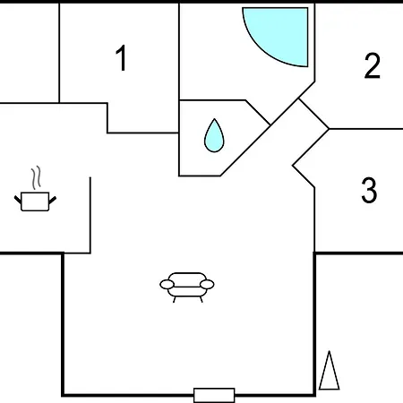 3 Bedroom Awesome In Holiday home Borkop